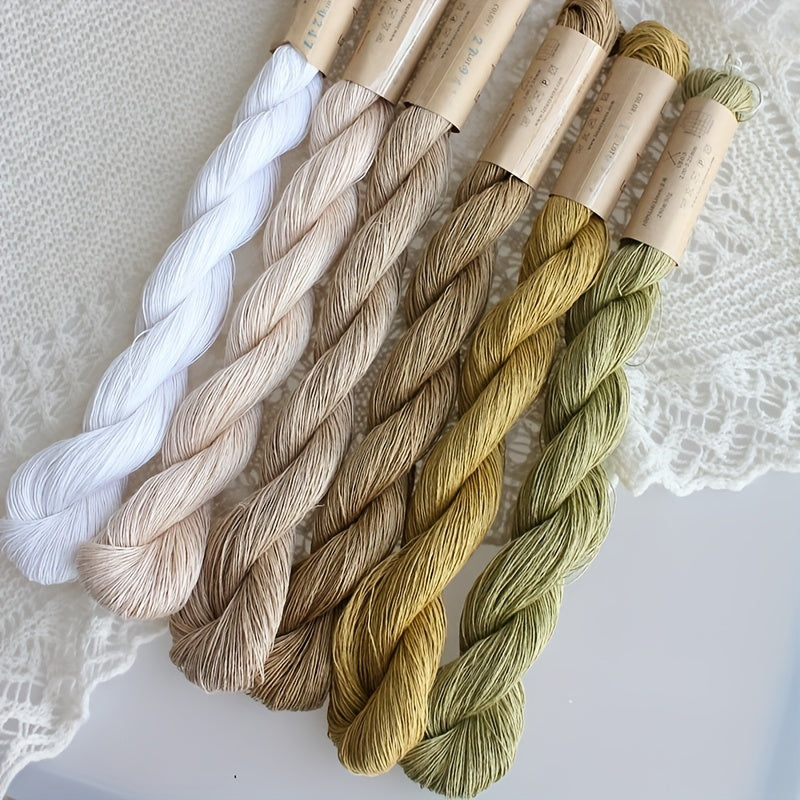 Natural Linen Lace Weight Yarn for Summer Garments