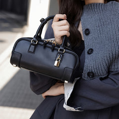 Vintage Style Women's Crossbody Handbag with Detachable Strap