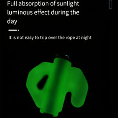 Luminous Ground Nails for Camping Tents, Strong and Secure Wind Rope Nails