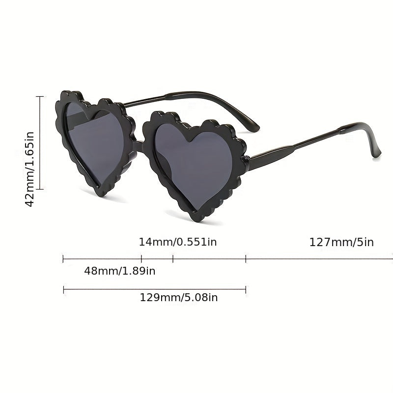 Girl's Love Frame Sunglasses UV Protection