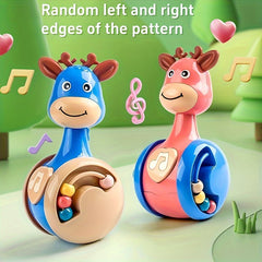 Deer Tumbler Soothing Toy Puzzle with Music & Colors