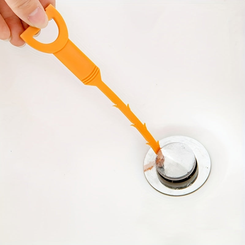 2pcs Smiling Face Kitchen Pipe Dredge Hook Sewer Toilet Dredge Tool