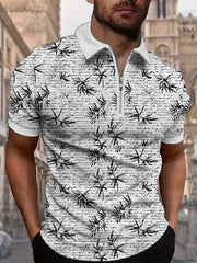 Men's Plaid Shirt Zipper Summer