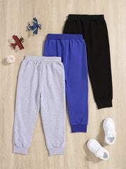 Boys Active Sweatpants Quick Drying Jogger Sports Pants Grey