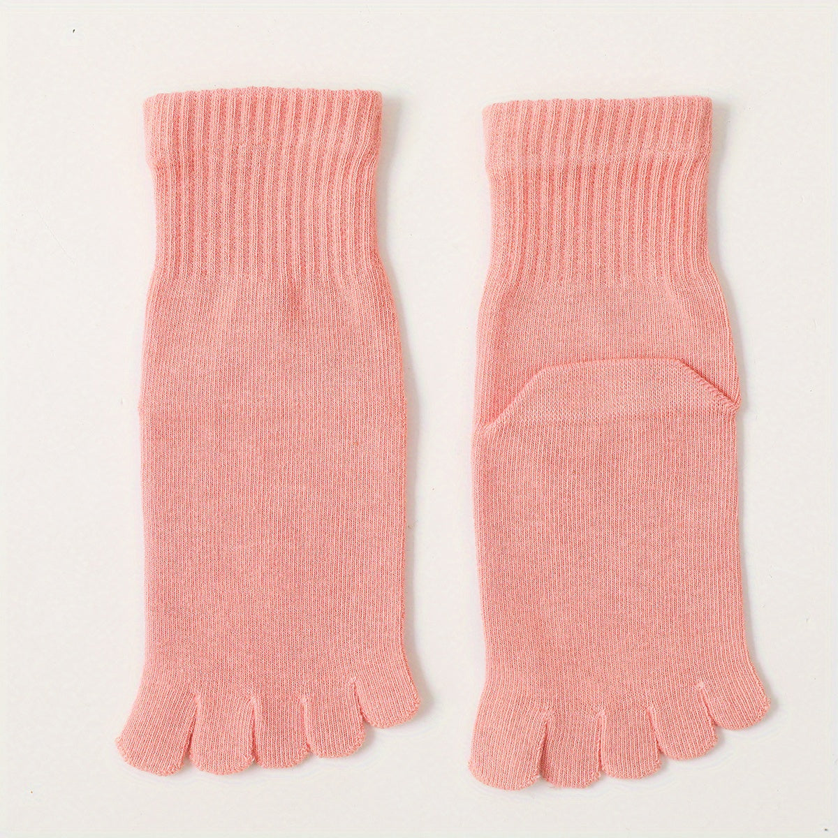 Kids Solid Cotton Comfortable Toe Socks Boys Girls Spring Summer