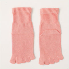 Kids Solid Cotton Comfortable Toe Socks Boys Girls Spring Summer