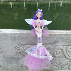 Mermaid Doll Toy 17 72 Inch 3D Eye Princess Doll Wedding Doll