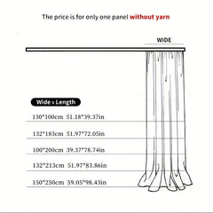 Modern Jacquard European Style Curtain for Home Decor