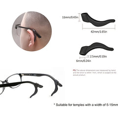 10 Pairs Non-slip Glasses Ear Clips