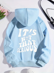 Kangaroo Pocket Hoodie Drawstring Hoodies Sweatshirt Women's Clothing