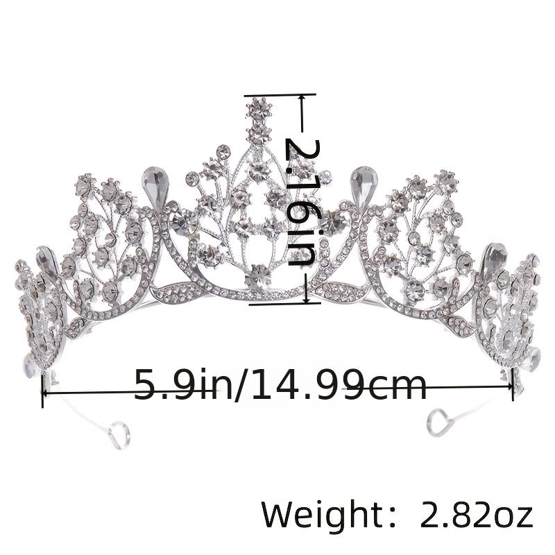 Golden Vintage Queen Crown For Wedding Brides