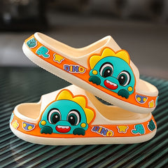 JIAGEYA Boys Cartoon Slippers Non Slip Lightweight Open Toe Slippers