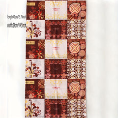 Light Brown Men's Printed Cycling Neck Gaiter