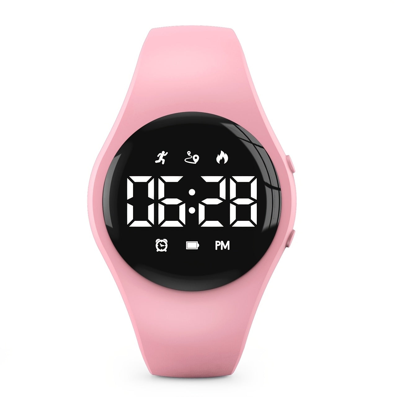 Outdoor Sport Kids LED Digital Watch with Step Counter Calories Distance Tracker