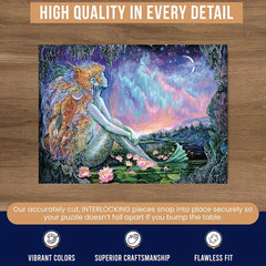Mermaid Pool Wooden Puzzle for Adults - Creative Gift for Teenagers