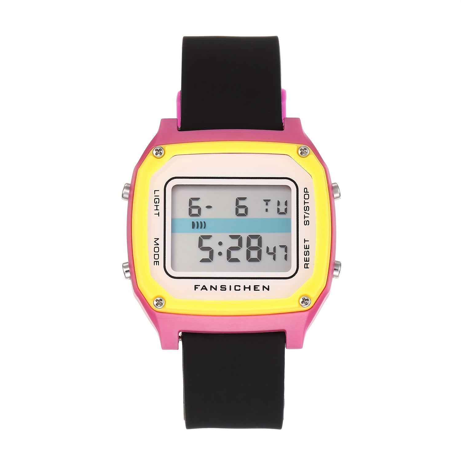 LCD Children's Electronic Watch Silicone Luminous Waterproof