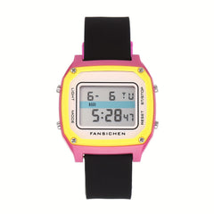 LCD Children's Electronic Watch Silicone Luminous Waterproof