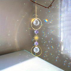 Crystal Sun Catcher Wind Chimes for Elegant Home Decor