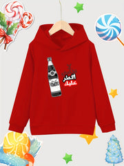 Girls Comfy 95 Cotton Cartoon Hoodie Sweatshirt For Sports Running