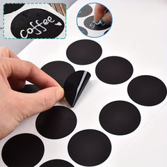120pcs Erasable Sticker Labels Round Marking Self Adhesive Stickers