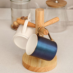 Wooden Cup Rack Kitchen Shelf Two Sizes
