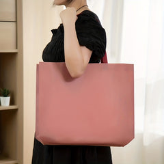 12pcs Non-woven Reusable Shopping Bags Long Handle Clothing Store Sturdy