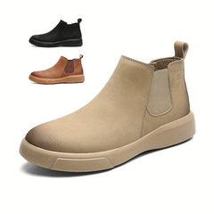 Men's Chelsea Boots Slip-On Non-Slip Wear-Resistant