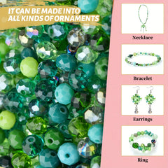 Glass Beads Accessories Set for Jewelry Making