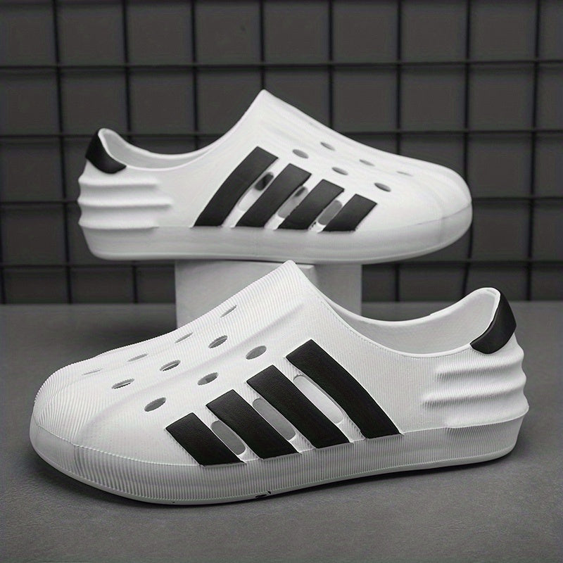 Men's Lightweight Comfy Clogs Hollow Out Non Slip Garden Shoes