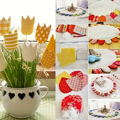 7pcs Patchwork Cloth Strips for DIY Hand Sewing Gift