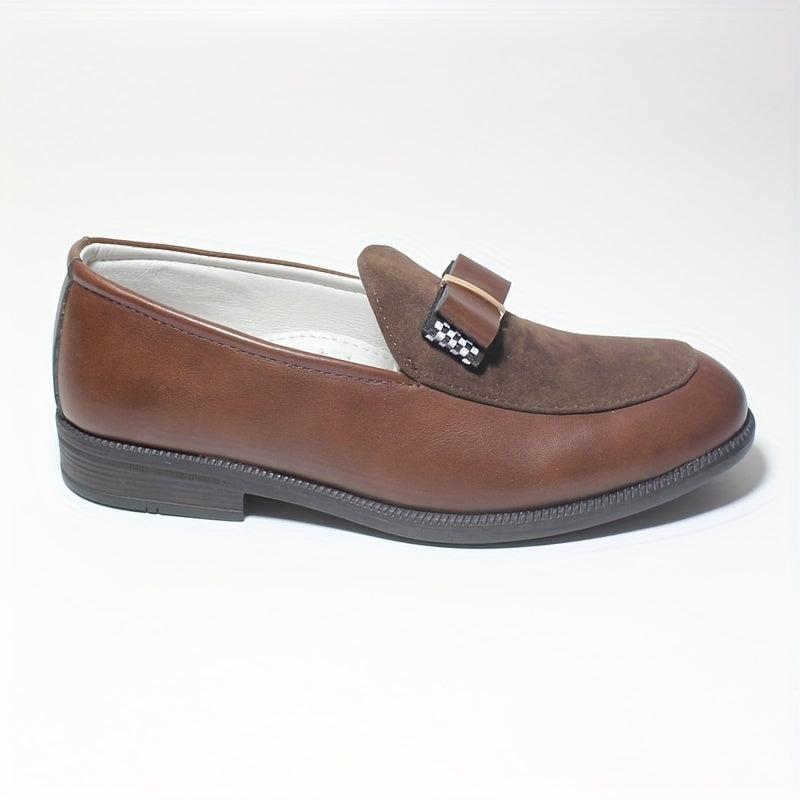 Kids Lightweight Slip On Shoes with Bow Decor