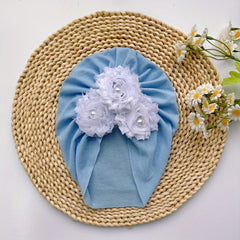 Baby Sun Flower Hat Newborn Cap Fetal Cap Basin Warm Girl Boys Hat Toddler