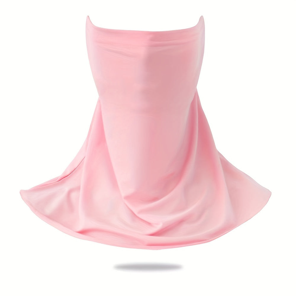 Sunscreen Mask Breathable Veil Ice Silk Face Mask UV Protection Neck Gaiter