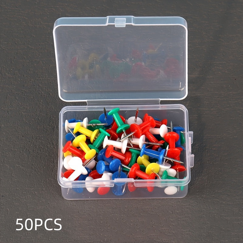 50 Boxed Colored I Spikes Tacks Press Spikes Creative Pushpins