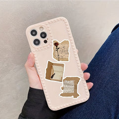 50pcs Brown Skateboard Stickers Waterproof Decals for Refrigerator Notebook Phon