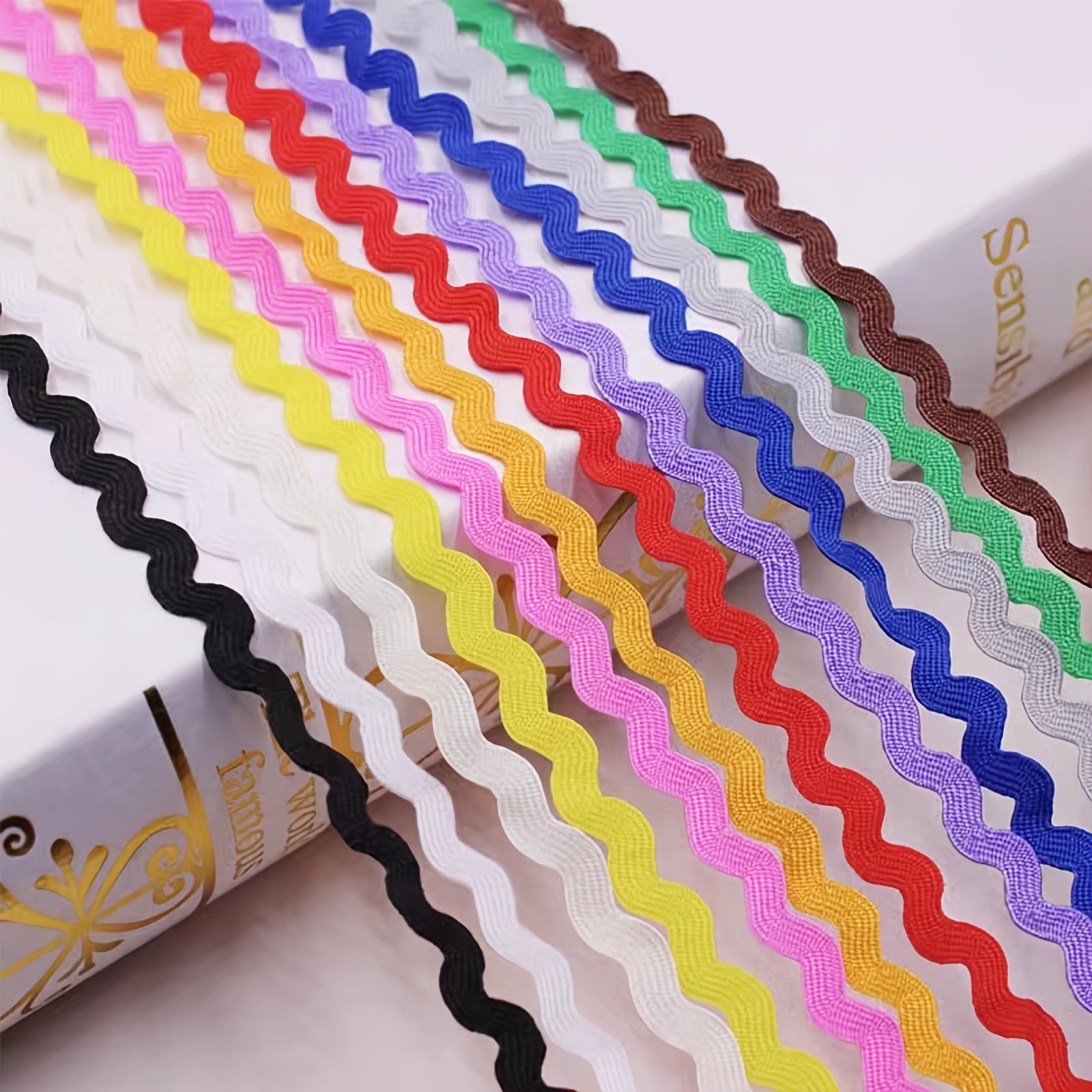 10 Meter Navy Wave Bending Band Sewing Lace Trim For Textile DIY Crafts