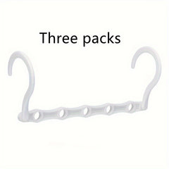5pcs Foldable Magic Clothes Hanger Multifunctional Storage Clothes Hanger