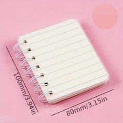 A7 Mini Spiral Notebook Grid Lined Paper