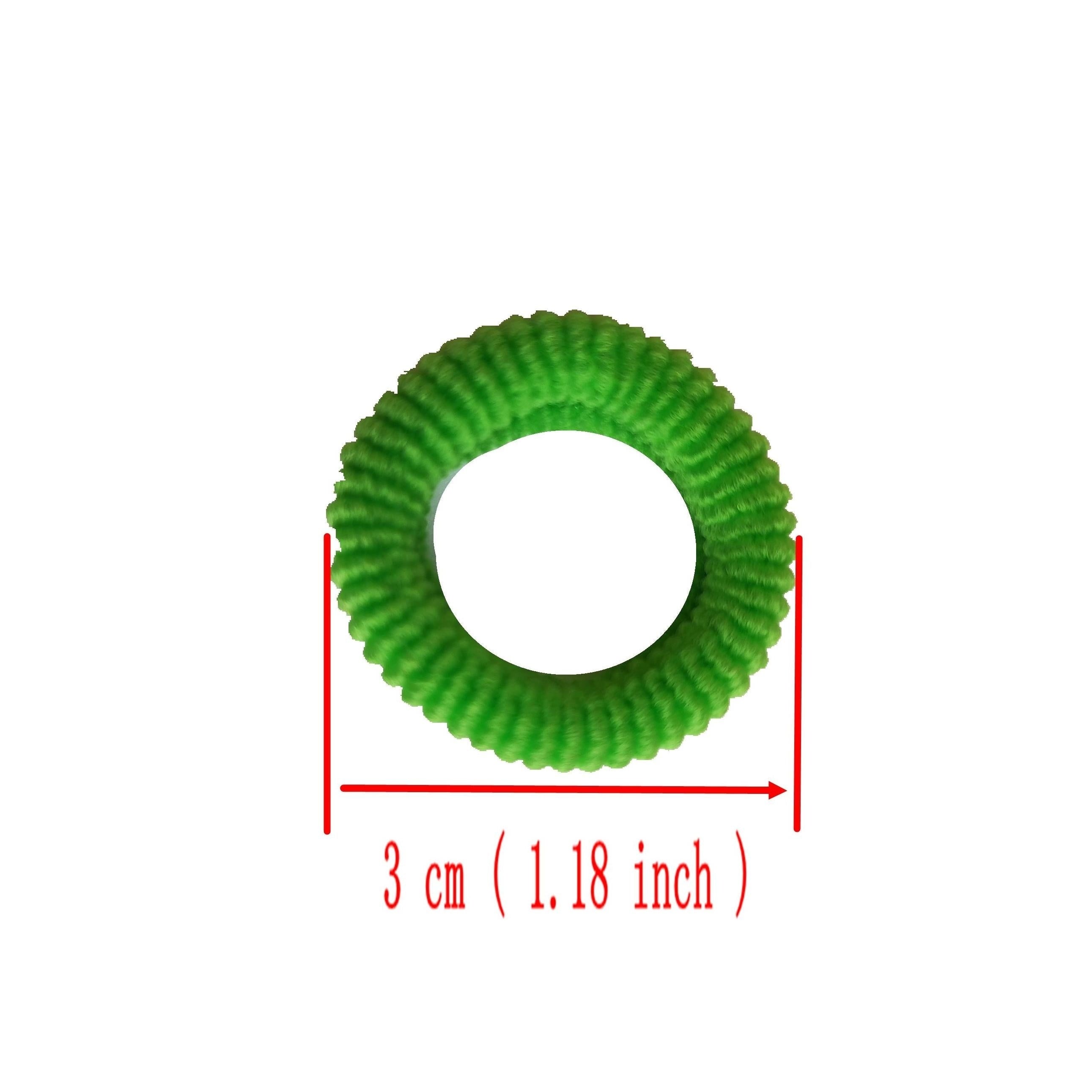 100Pcs Christmas Hair Tie Colorful Hair Accessories For Girls