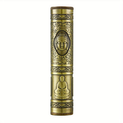 Portable Waterproof Metal Cigarette Case Buddha Dragon Skull Embossed