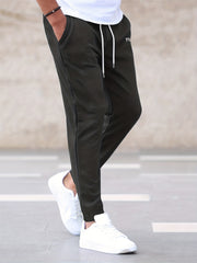 Men's Pattern Joggers Casual Loose Fit Stretch Waist Drawstring Pants