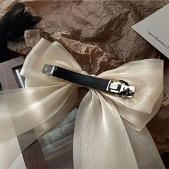 Vintage Bow Spring Hair Clip Headwear