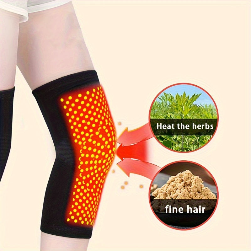 1Pair Knee Pads Joint Protection Men Women Warm Anti-Slip Thick Winter Knee Prot