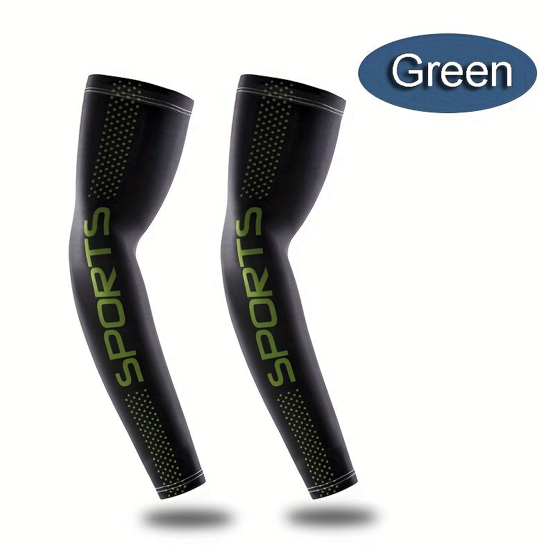 1 Pair Ice Silk Sleeves for Outdoor Protection