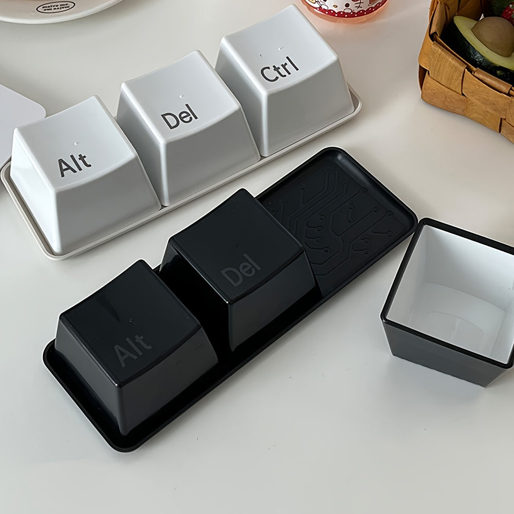 3pcs Set Creative Coffee Cups Keyboard Shaped Drinking Cup 10 14oz