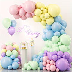 Unicorn Macaroon Rainbow Balloon Arch Kit