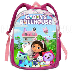 Gabby's Doll House 12inch Backpack School Bags For Girls Kids