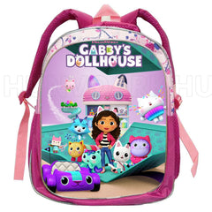 Gabby's Doll House 12inch Backpack School Bags For Girls Kids