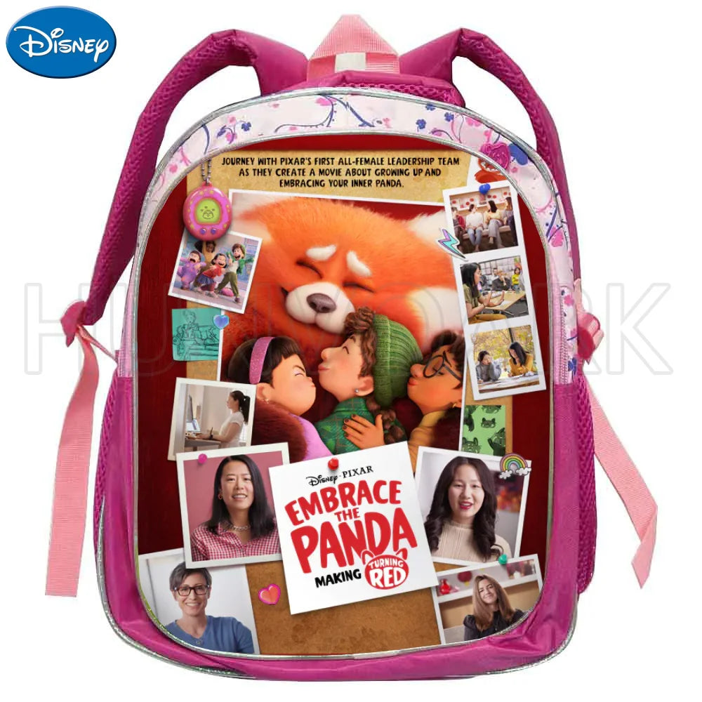 12inch Turning Red Cartoon Backpack Kids Schoolbags