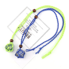 12pcs Adjustable Necklace Cord Natural Quartz Crystal Chakra Healing Net Bag Pen